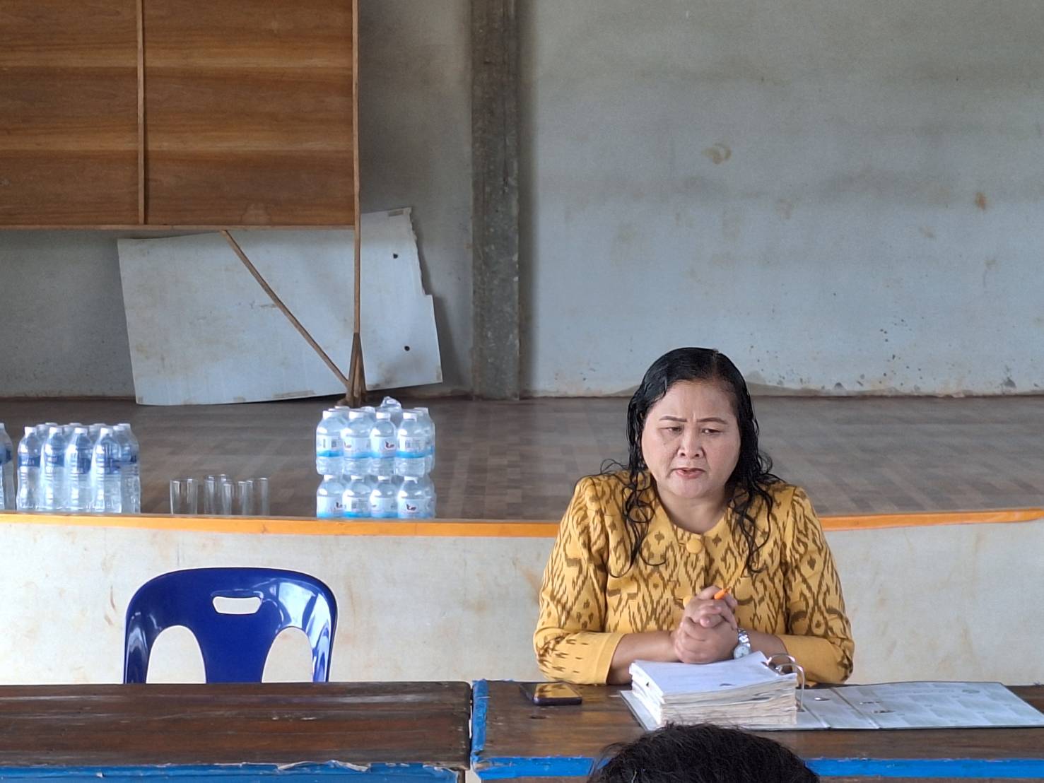 พช.อากาศอำนวย จังหวัดสกลนคร : ติดตามการดำเนินงานโครงการแก้ไขปัญหาความยากจน (กข.คจ.)