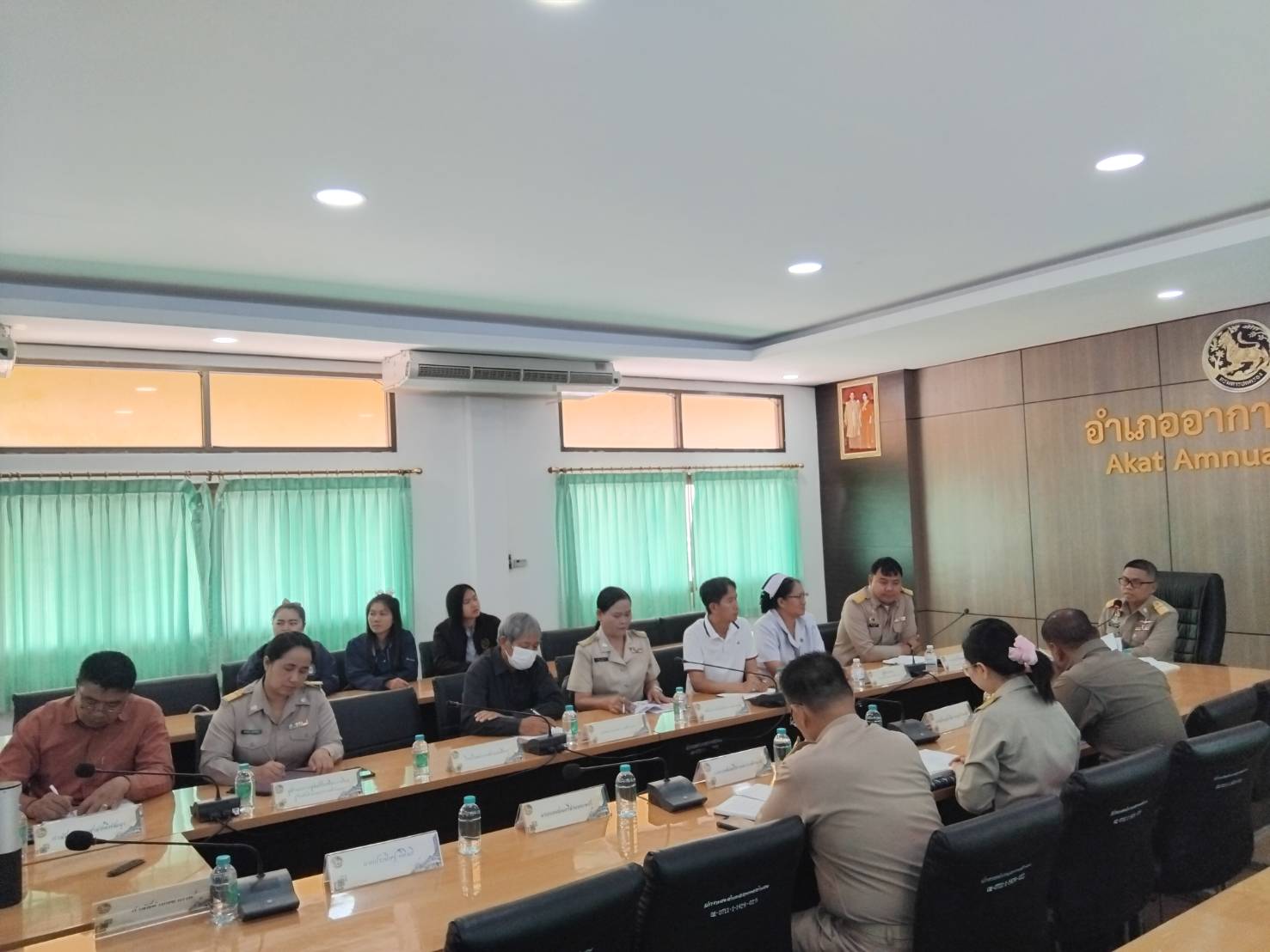 พช.อากาศอำนวย จ.สกลนคร :  ร่วมประชุมเตรียมความพร้อมตรวจประเมินคัดเลือกนายอำเภอแหวนเพชร ระดับเขต ประจำปีงบประมาณ พ.ศ. 2569