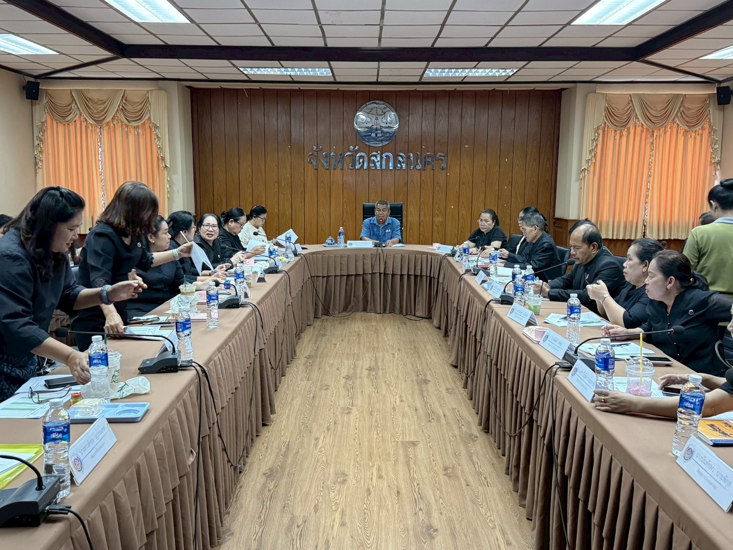 พช.อำเภออากาศอำนวย จ.สกลนคร : ร่วมประชุมผู้บริหารและนักวิชาการพัฒนาชุมชนจังหวัดสกลนคร ครั้งที่ 4/2569 