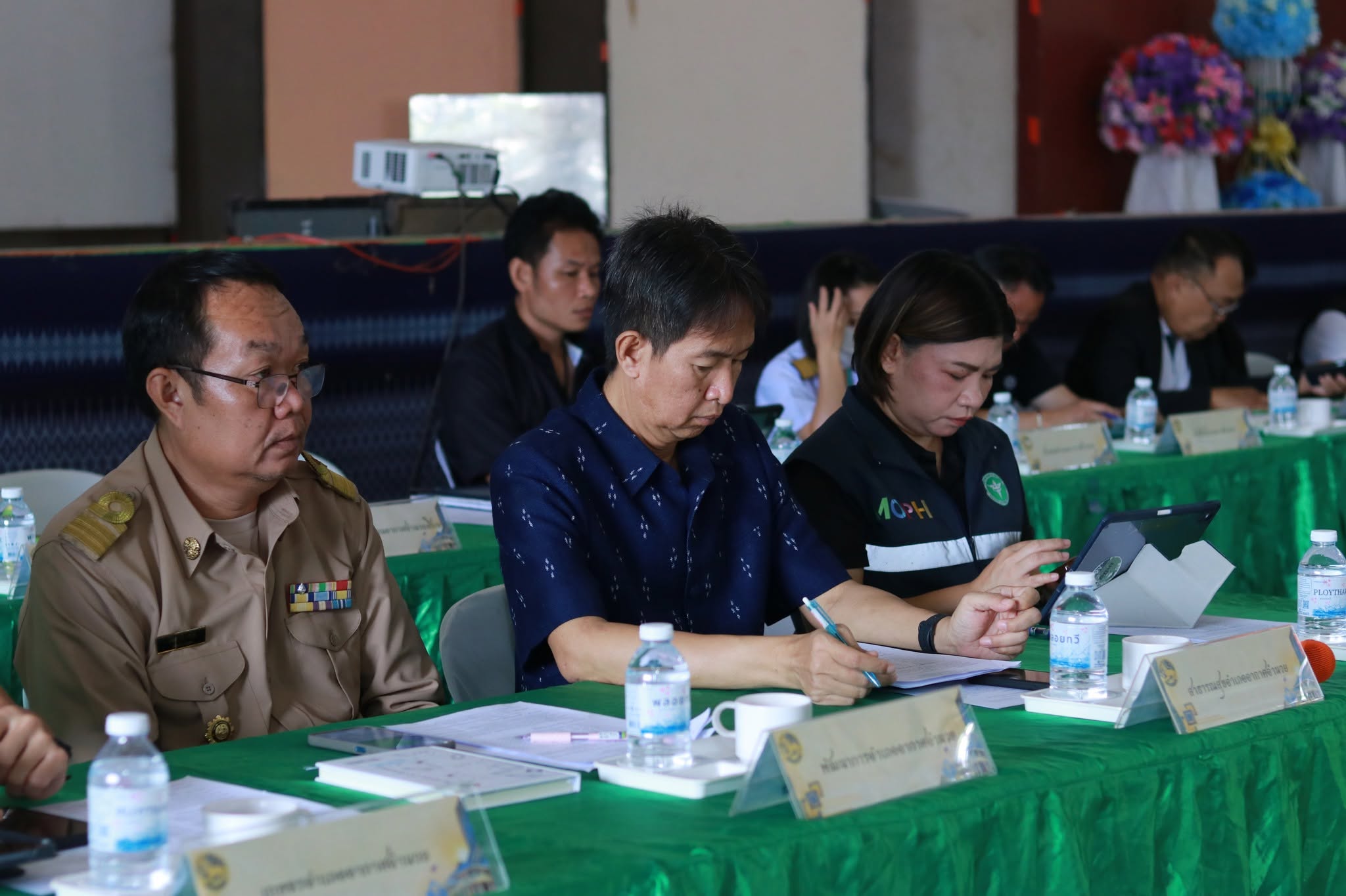 พช.อากาศอำนวย จ.สกลนคร : ร่วมประชุมหัวหน้าส่วนราชการ กำนัน ผู้ใหญ่บ้าน ฯลฯ ประจำเดือนกันยายน 2569 