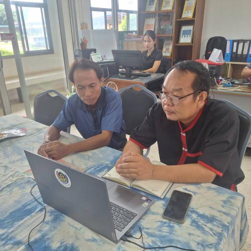 พช.อากาศอำนวย จ.สกลนคร : ร่วมประชุมการจัดพิธีมอบเงินพระราชทานขวัญถุงกองทุนแม่ของแผ่นดินจังหวัดสกลนคร ประจำปี 2569 